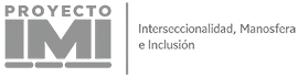 Logo monocromático gris de la marca Proyecto IMI